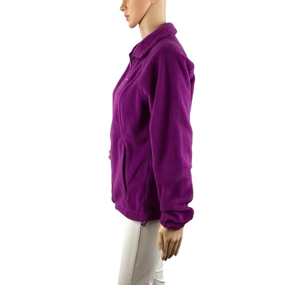 Columbia Benton Springs Full Zip Fleece Jacket Size M Purple - Picture 4 of 7